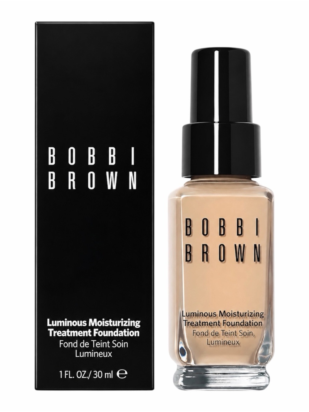 BOBBI BROWN LUMINOUS MOISTURIZING TREATMENT FOUNDATION IN SAND 2 30ML - BNIB